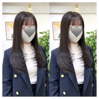 ロング カラー 村山 茉衣のヘアスタイル