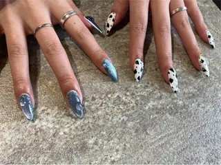 ネイル 【やり放題専門店】 スカルプ&長さ出しのネイルデザイン
