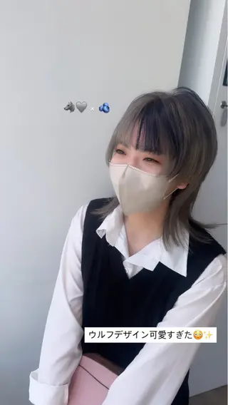 ミディアム カラー オスズ 🎀´-のヘアスタイル