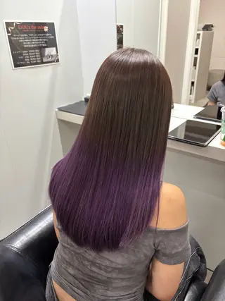 セミロング tokute 中野真咲🐺のヘアスタイル