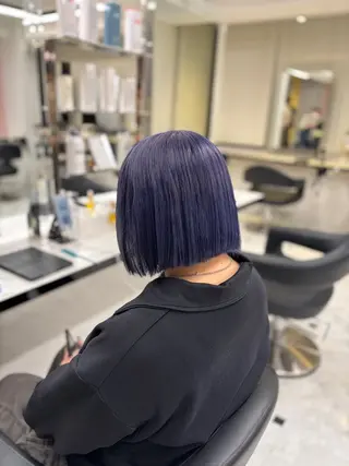 ショート カラー 💙ハイトーン韓国風 色白ヘア💙manaのヘアスタイル