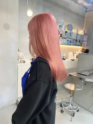 セミロング カラー qulim所属・前橋 姫奈のヘアスタイル