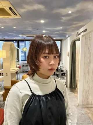 ミディアム Aman  D'or所属・ショート/ボブ/東 千耀のヘアスタイル