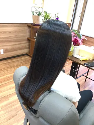 ロング パーマ Annon プライベートサロンのヘアスタイル