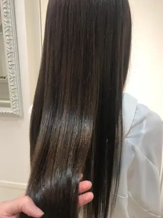 ロング 艶髪✨髪質改善カラー 楠本浩子のヘアスタイル