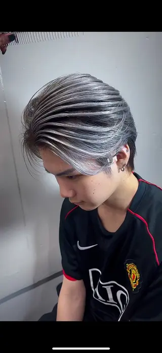 カラー メンズ 【pia】 江田岳斗のヘアスタイル