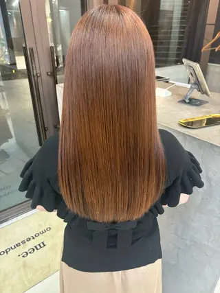ロング 艶髪ストレート/ 理美容師/ショウキのヘアスタイル