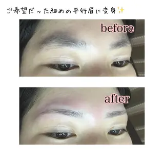 ロング カラー パーマ ヘアアレンジ ネイル マツエク・マツパ 眉毛サロン DUAL 恵比寿の眉毛・アイブロウイメージ