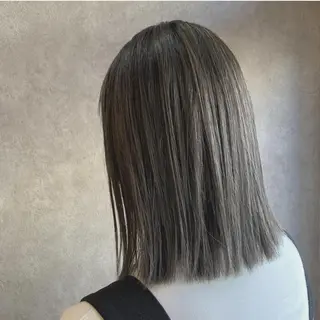 ミディアム パーマ カラー CEINE+ officialのヘアスタイル