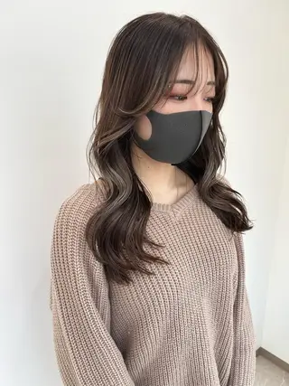 ミディアム カラー ミタニ/髪質改善 /レイヤーカットのヘアスタイル