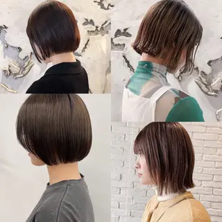 ショート SYUK高円寺所属・ベージュ/暖色カラー /ボブ/ミカのヘアスタイル