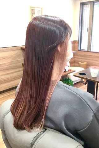 ロング カラー Annon プライベートサロンのヘアスタイル