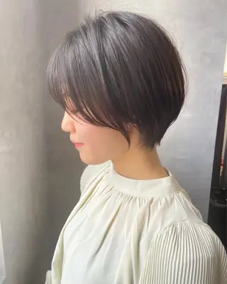 ショート Lond mare 天神大名店所属・✨ウメダナオヤ✨ 時短×大人ショートのヘアスタイル