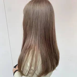 ロング まつパ/ケア ブリーチ/sEnAのヘアスタイル