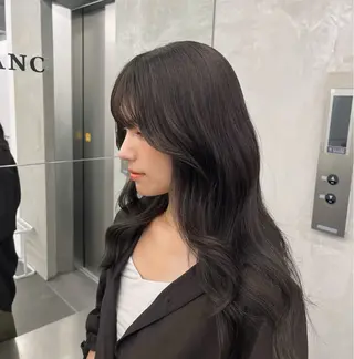 カラー くすみカラー/縮毛 ayukaのヘアスタイル