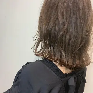 ミディアム カラー ボブ指名No.1/ ボブパーマ/ユキのヘアスタイル