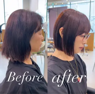 ショート 縮毛矯正支持率N O.1あおい🕊️✨のヘアスタイル