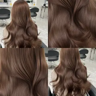 ロング カラー 🤎大人かわいい🤎 韓国レイヤー🤎力丸のヘアスタイル