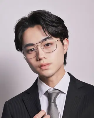 ショート メンズ ダウンパーマ韓国ヘア 片岡駿のヘアスタイル
