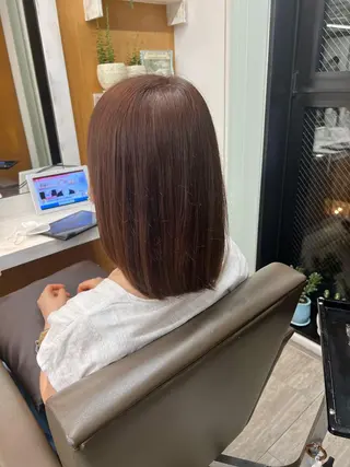 ミディアム 透明感カラー/ イルミナカラーヒロキのヘアスタイル