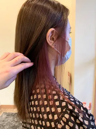 ロング カラー yuri🌼 NUMBER 天王寺のヘアスタイル