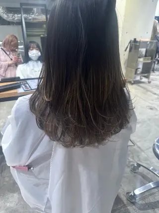 セミロング 🌷モア 🌷暖色カラー・ボブのヘアスタイル