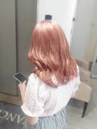 ミディアム カラー AVANCE.ens ふくながかなえのヘアスタイル