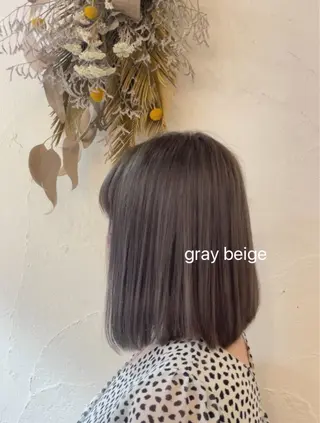 ミディアム カラー ヘアアレンジ Hair muse'e所属・加藤 愛鈴のヘアスタイル