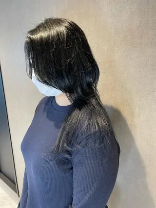 セミロング カラー 透明感カラー/艶髪/ エクステ/HIROのヘアスタイル