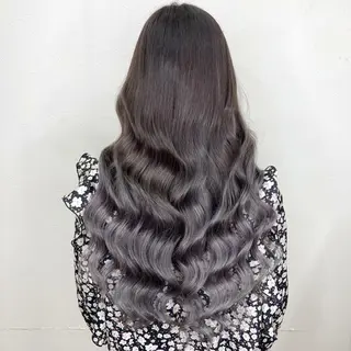 セミロング カラー KEISUKE/ ブリーチ🧡エクステのヘアスタイル