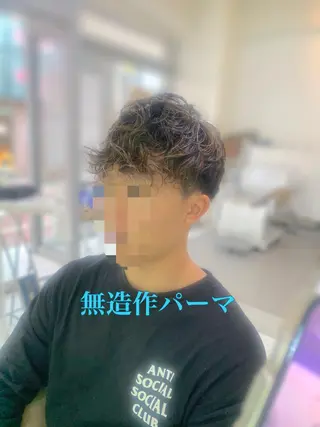 ショート カラー パーマ メンズ ～増田 勇輝～のヘアスタイル