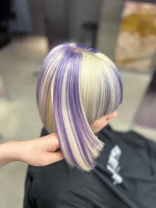 カラー PELE SAKAE hanaka♡のヘアスタイル