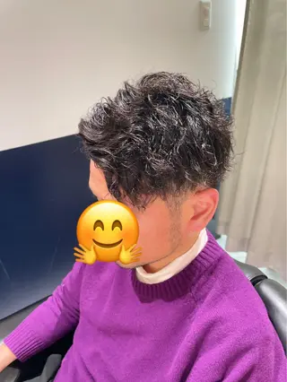 ショート パーマ メンズ 銀座メンズカット/ 銀座メンズパーマ/のヘアスタイル