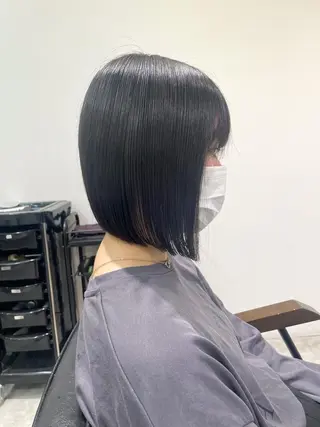 ショート カラー 田中大星 /ボブ 縮毛矯正のヘアスタイル