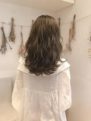 セミロング カラー はだゆうき @hadadan08のヘアスタイル