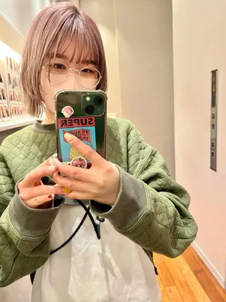 ショート あやめ【顔まわり/レ イヤー/柔らかカラ】のヘアスタイル