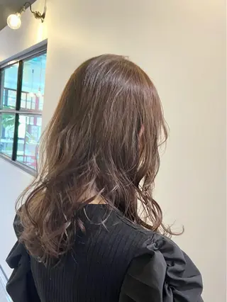 ロング カラー ヘアアレンジ 田中 あやなのヘアスタイル