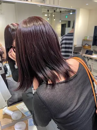 セミロング 🎀縮毛矯正／ メンズパーマ／りんのヘアスタイル