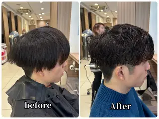 パーマ メンズ 波巻き・カルマ パーマ特化/aoiのヘアスタイル