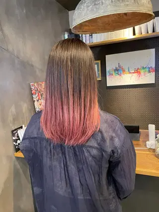 セミロング カラー D.log 大和西大寺店所属・川崎 雅大のヘアスタイル