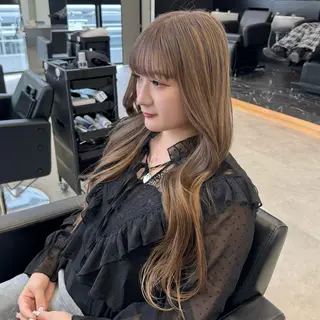 ロング カラー カラー/エクステ特化 韓国ヘア/KENTAのヘアスタイル
