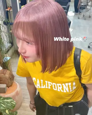 ミディアム カラー カノン‎/暖色カラー /オリーブカラーのヘアスタイル