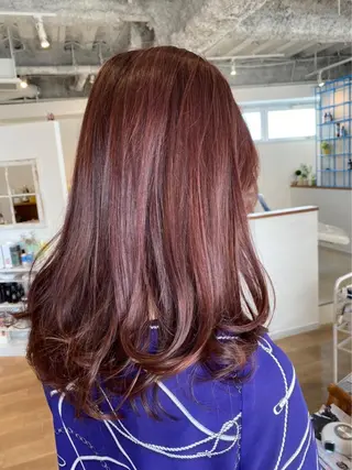 ロング 山中 かりんのヘアスタイル