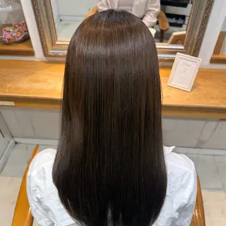 セミロング カラー misaki アシスタント🎀のヘアスタイル