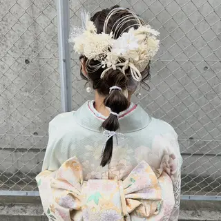 ヘアアレンジ .sirohair momoka🫧のヘアスタイル