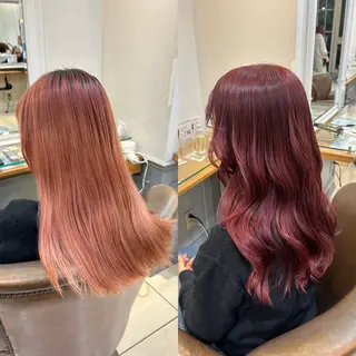 カラー moeka 表参道のヘアスタイル