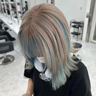 ミディアム SALOWIN札幌大通店所属・‎🤍札幌ハイトーン 🤍シンゴのヘアスタイル