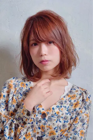 ミディアム 今川達也/美髪 /髪質改善カラーのヘアスタイル