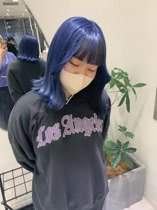 セミロング 韓国ヘア🇰🇷/ 顔周り/松田光里のヘアスタイル