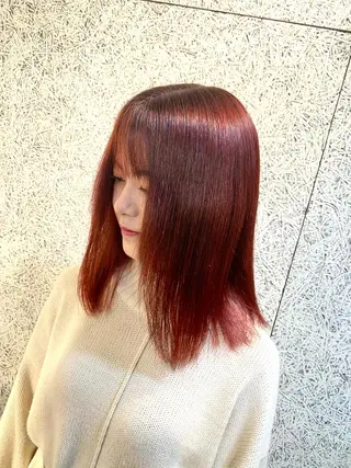 ミディアム MIRUCO by KURAKU所属・⭐️ハイトーンカラー ⭐️メンズパーマ達成のヘアスタイル